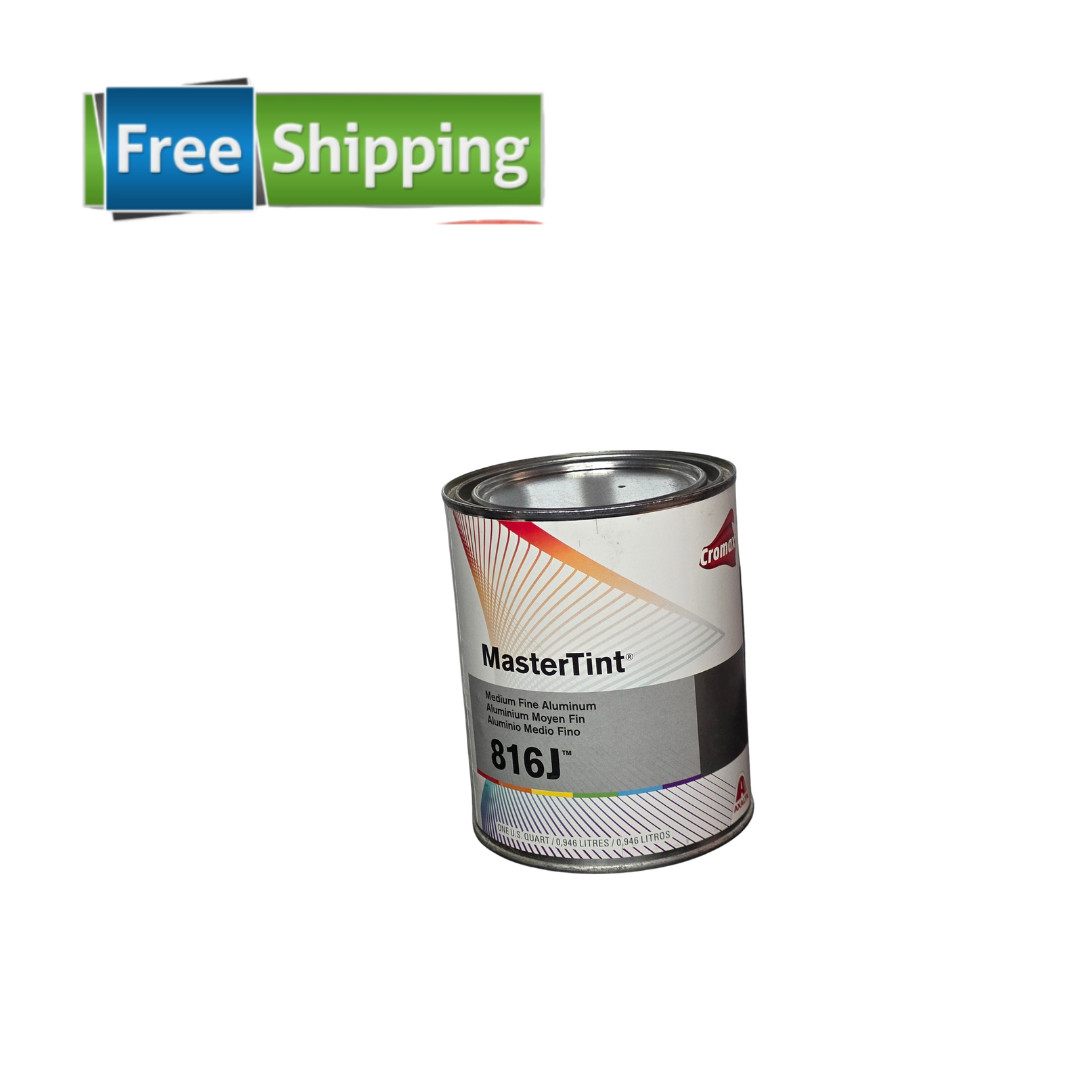 Cromax MasterTint 816J Medium Fine Aluminum Paint Toner Quart Axalta OEM