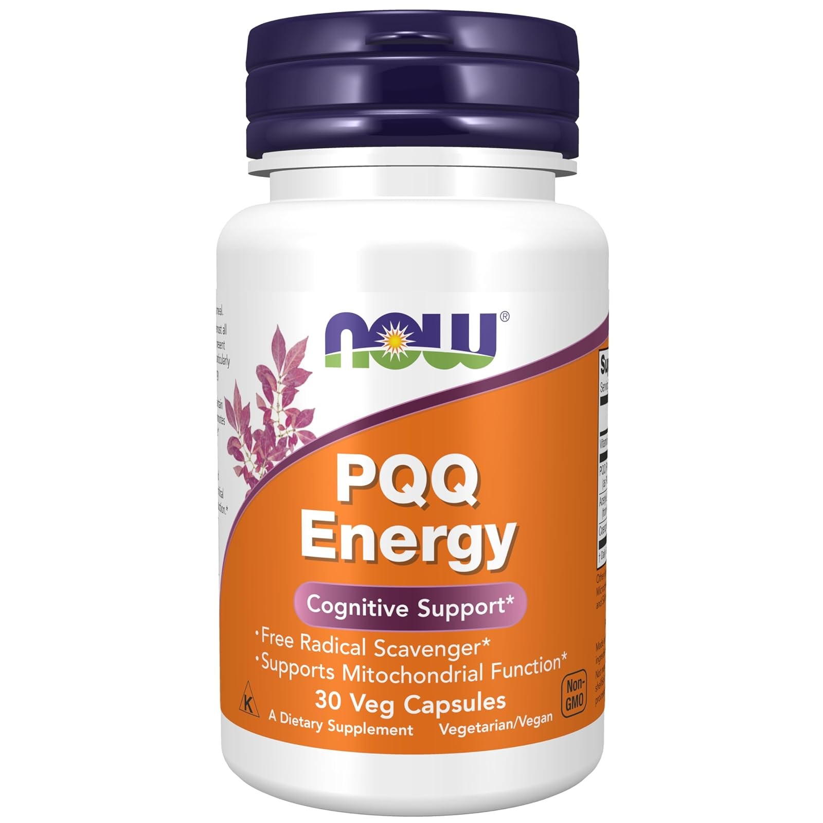 NOW Foods Supplements, PQQ Energy, Free Radical Scavenger*, Cognitive Support*,