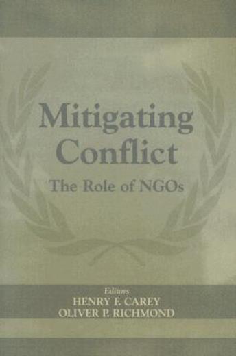 Mitigating Conflict: The Role Of Ngos