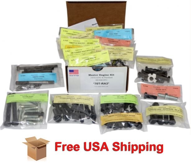 1970-74 Chrysler B & E Body 383/440 Concourse AMK Master Engine Bolt Kit 153 pcs
