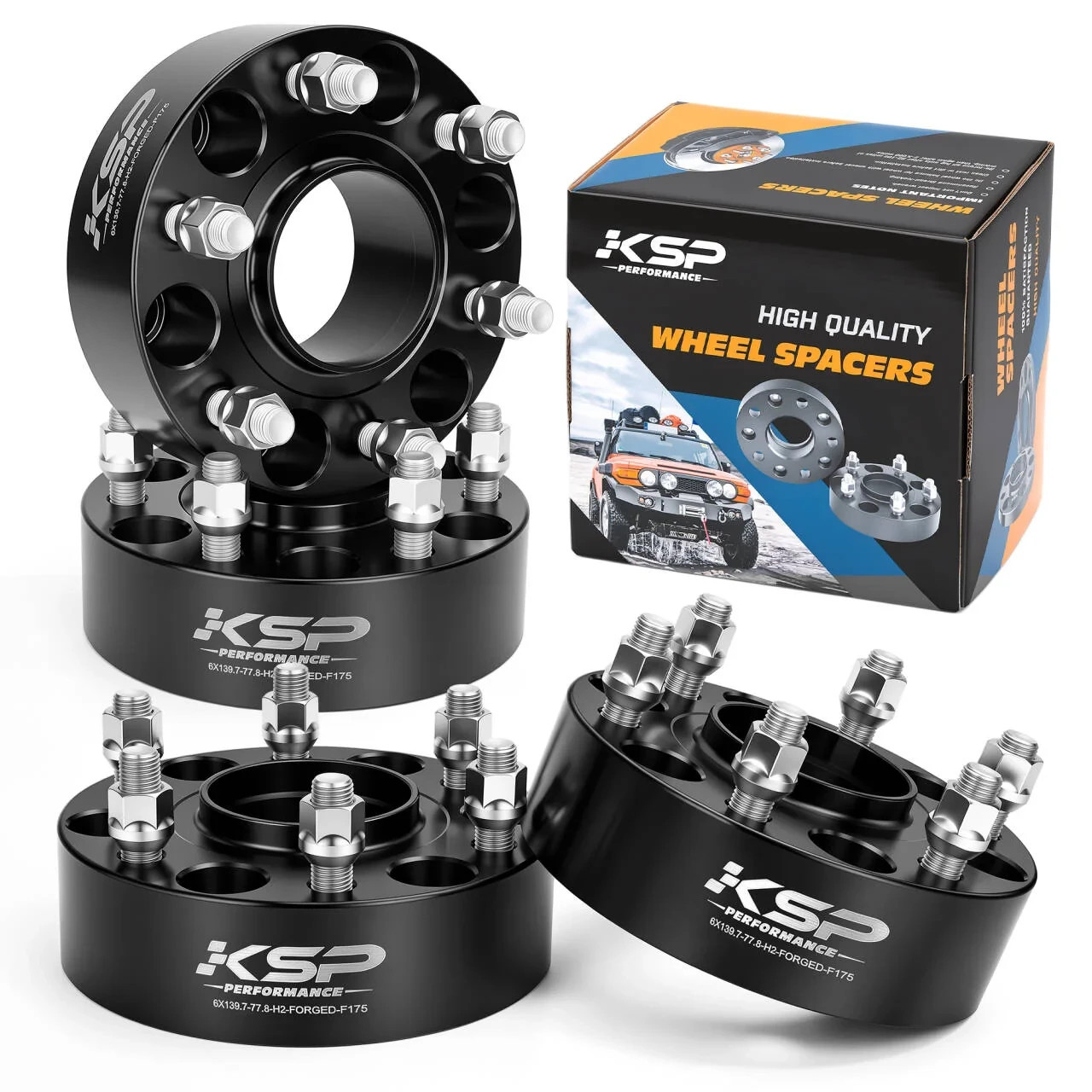 KSP 4PC 2\'\' 6×5.5\'\' Wheel Spacer For Jeep 2021-2026 Wagoneer 2023-2026 Wagonee L KSP 4PC 2\'\' 6×5.5\'\' Wheel Spacer For Jeep 2021-2026 Wagoneer 2023-2026 Wagonee L