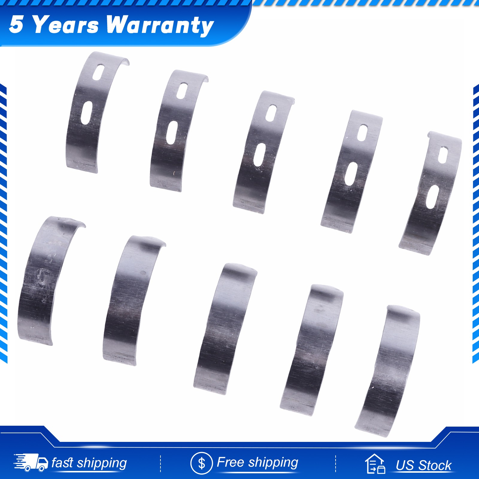 10X Main Crankshaft Bearing Kit For Mercedes-Benz W246 W205 S205 C117 W213 X156