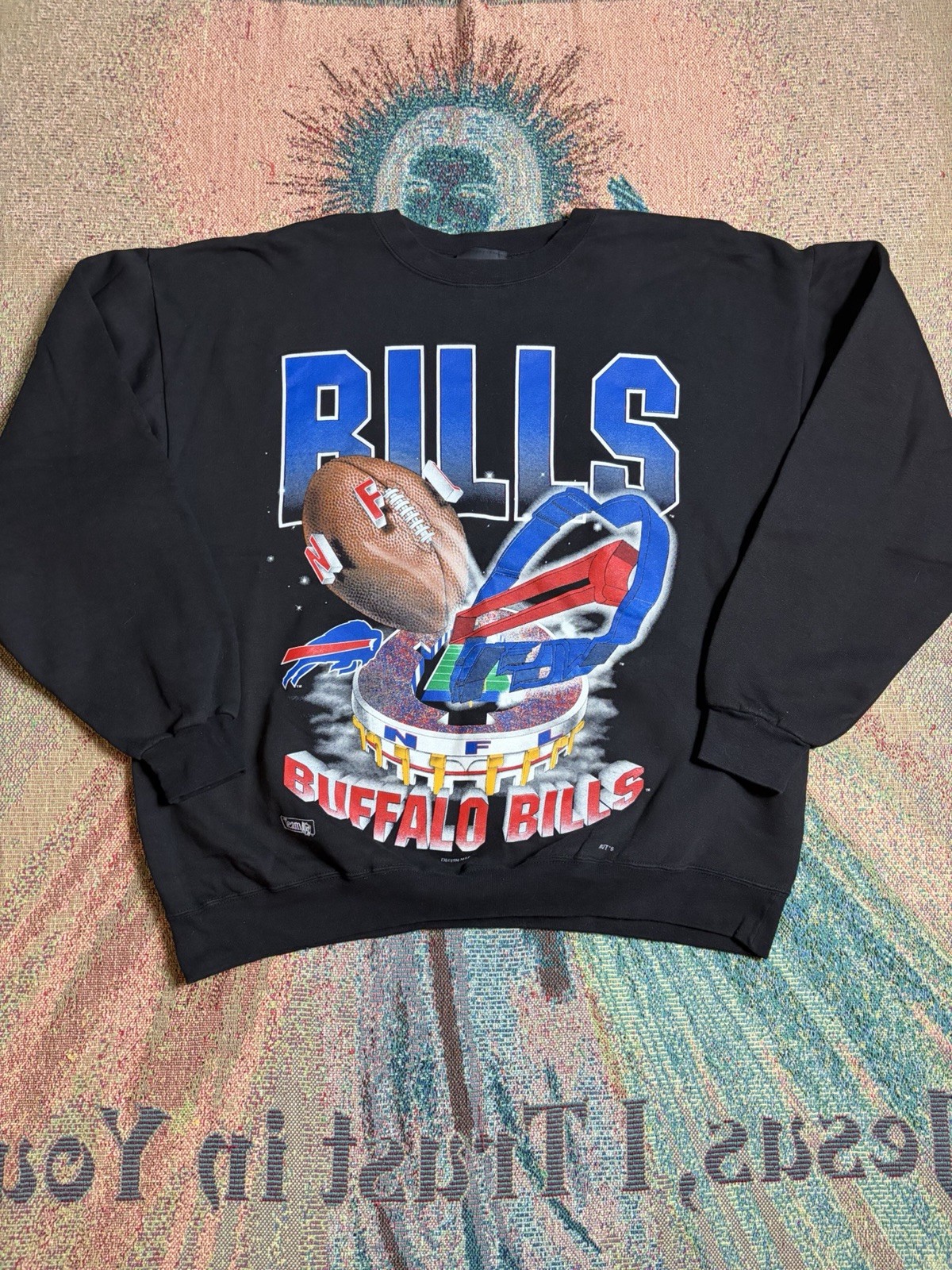 Vintage Buffalo Bills Sweatshirt Crewneck Magic Johnson XL Rare NWOT Vintage Buffalo Bills Sweatshirt Crewneck Magic Johnson XL Rare NWOT