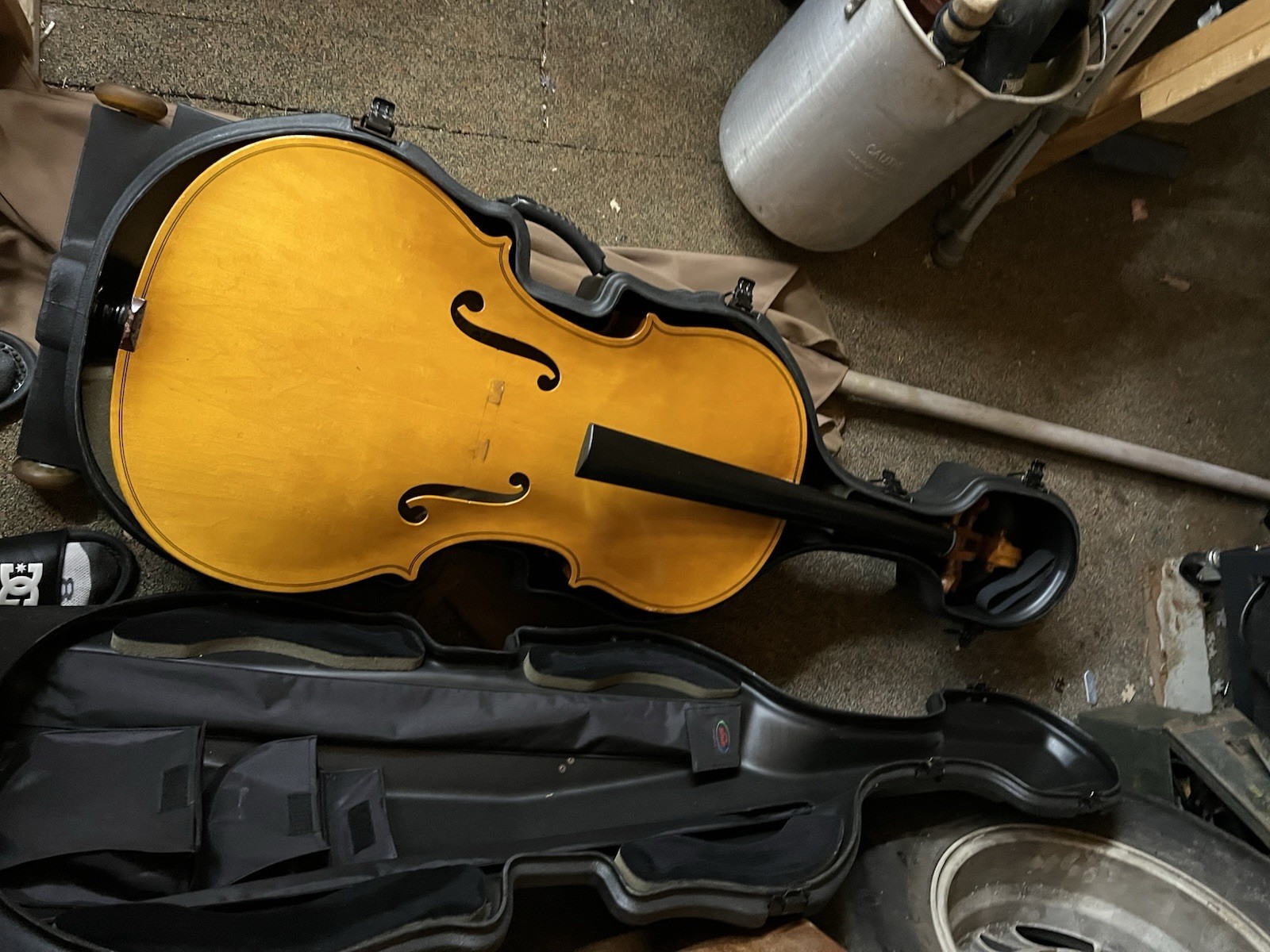 Samuel Eastman VA 100 4/4 Acoustic Cello 4-String Brown Varnish Wood