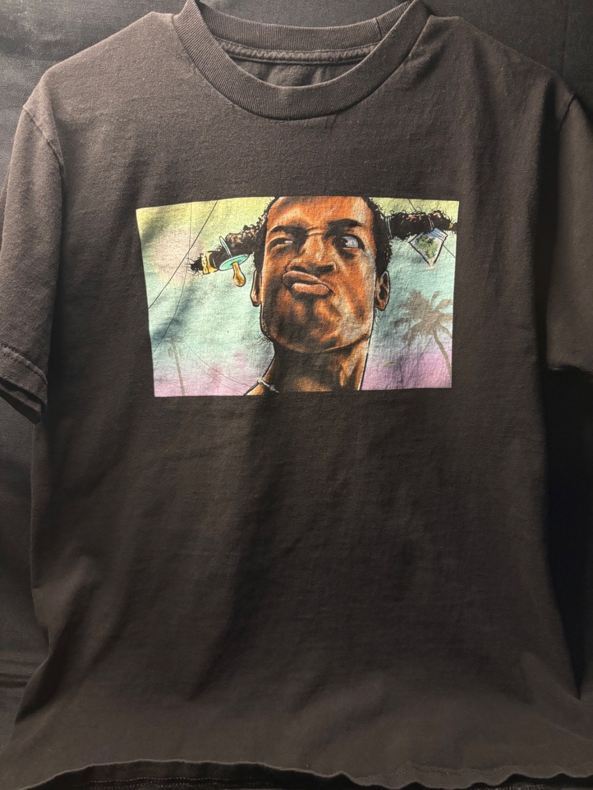 DGK LoC Dog Don’t Be A Menace Marlon Wayans Graphic T Shirt Men’s Medium Black. 