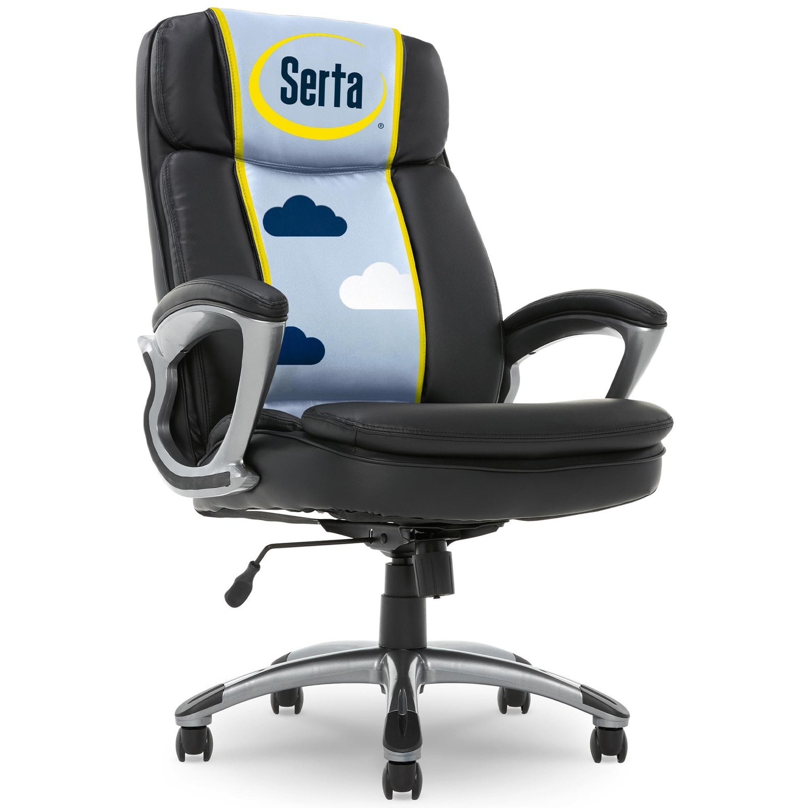 Serta Fairbanks Big and Tall Executive Office Chair - Ergonomic High Back Com...