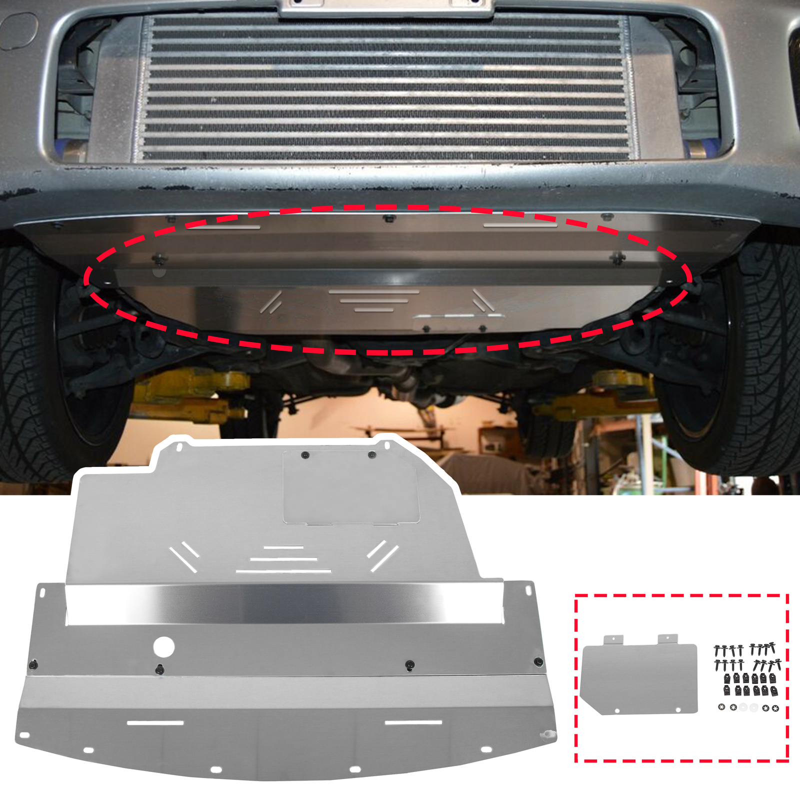 Engine Splash Shield Guard Under Tray For Nissan 350Z G35 03-09 06 07 Skid Plate Engine Splash Shield Guard Under Tray For Nissan 350Z G35 03-09 06 07 Skid Plate
