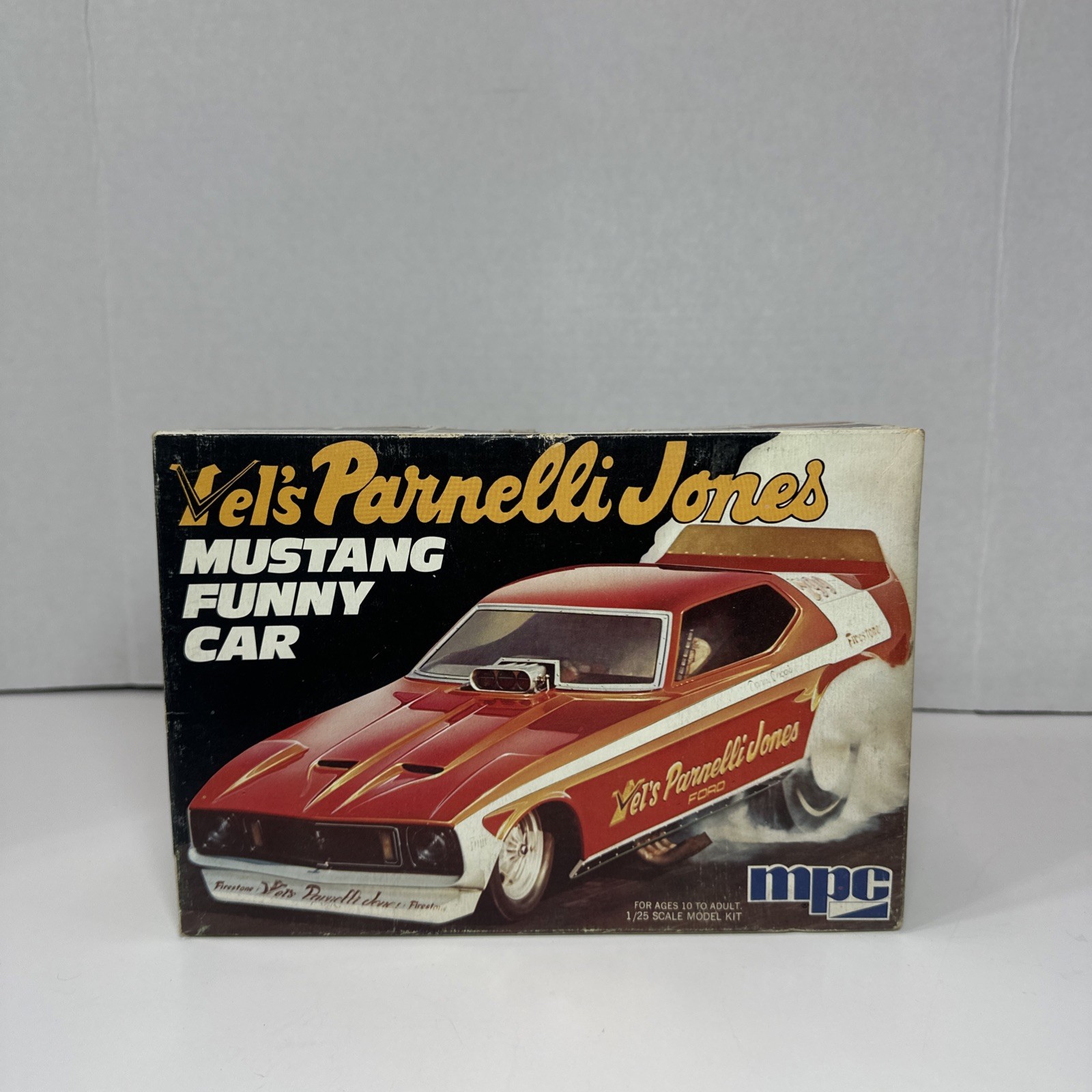 MPC 2711 PARNELLI JONES VELS MUSTANG FUNNY CAR 1/25 VINTAGE MODEL KIT NEW RARE MPC 2711 PARNELLI JONES VELS MUSTANG FUNNY CAR 1/25 VINTAGE MODEL KIT NEW RARE