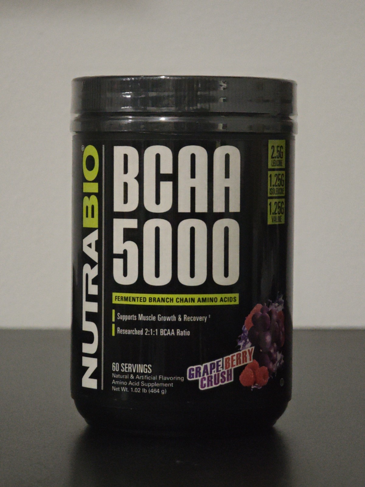 BCAA 5000 Grape Berry Crush NutraBio BCAA 5000 Grape Berry Crush NutraBio