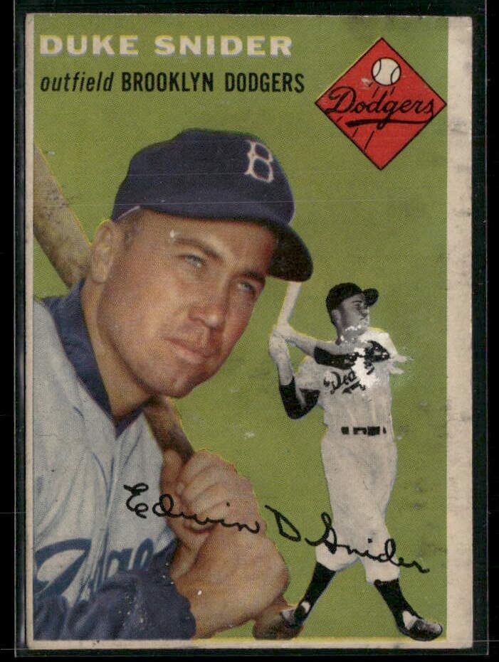 1954 Topps #32 Duke Snider 1954 Topps #32 Duke Snider