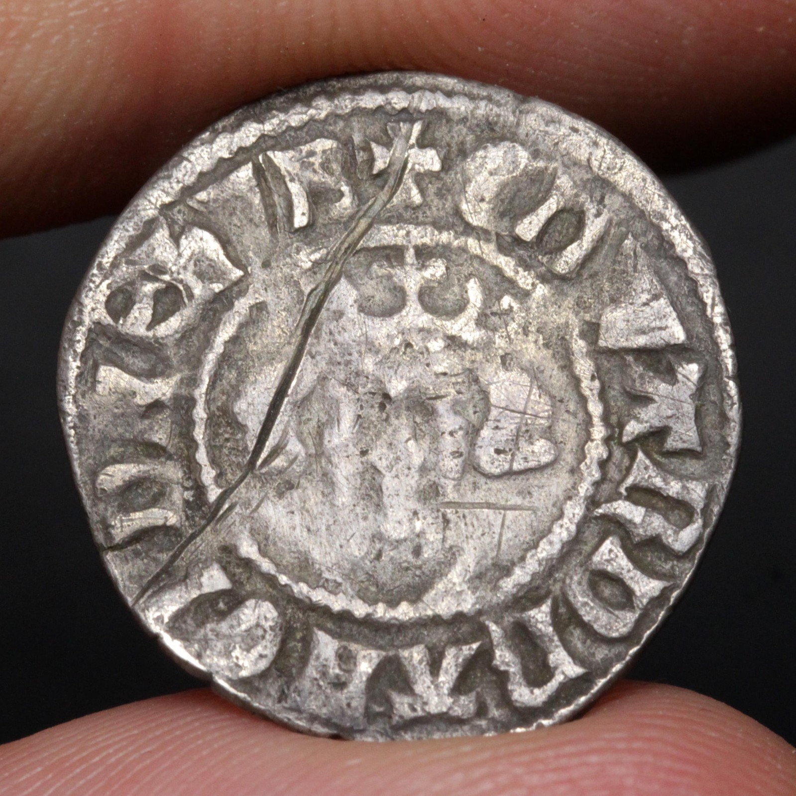 1279 King Edward I Penny Silver Coin Kingdom of England London Mint 1279 King Edward I Penny Silver Coin Kingdom of England London Mint