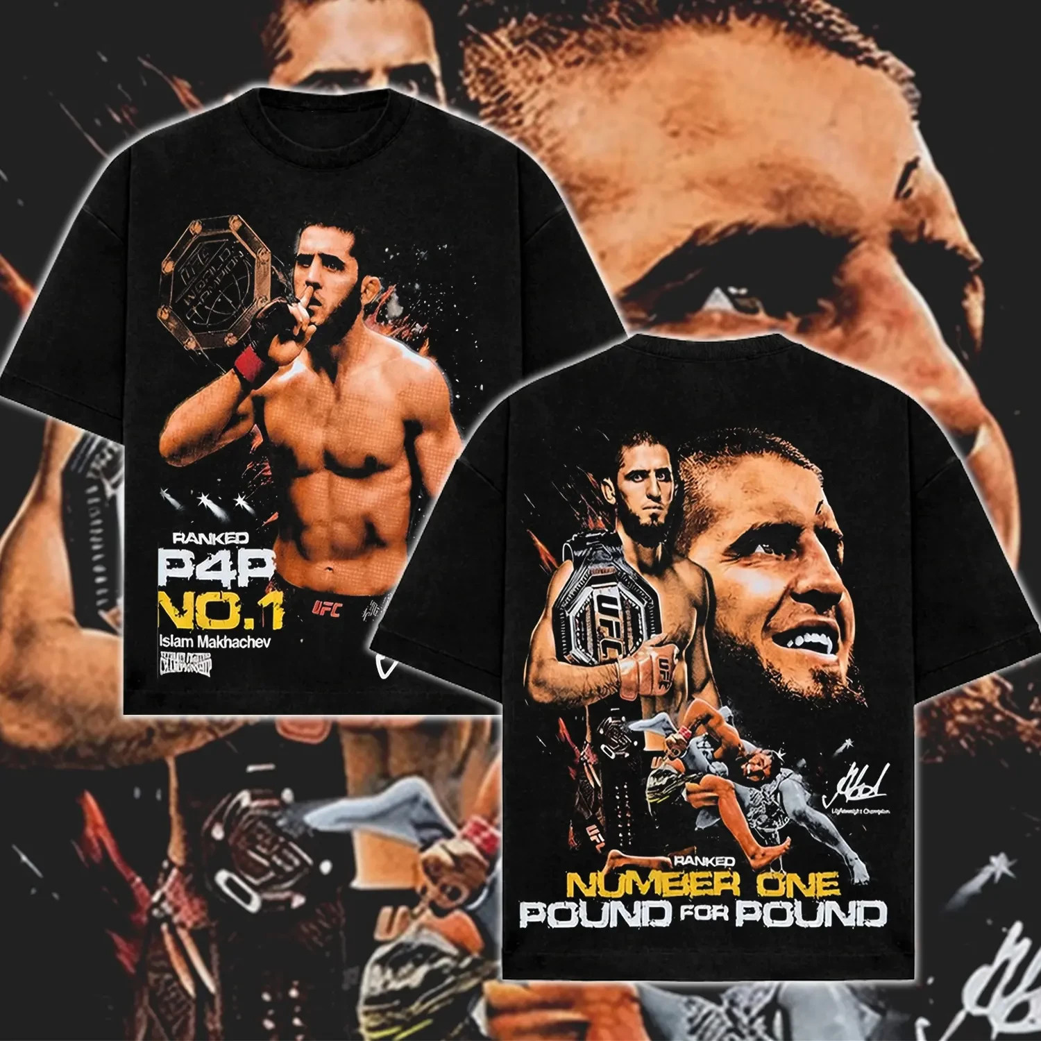 Islam Makhachev UFC Champion Vitage T-Shirt