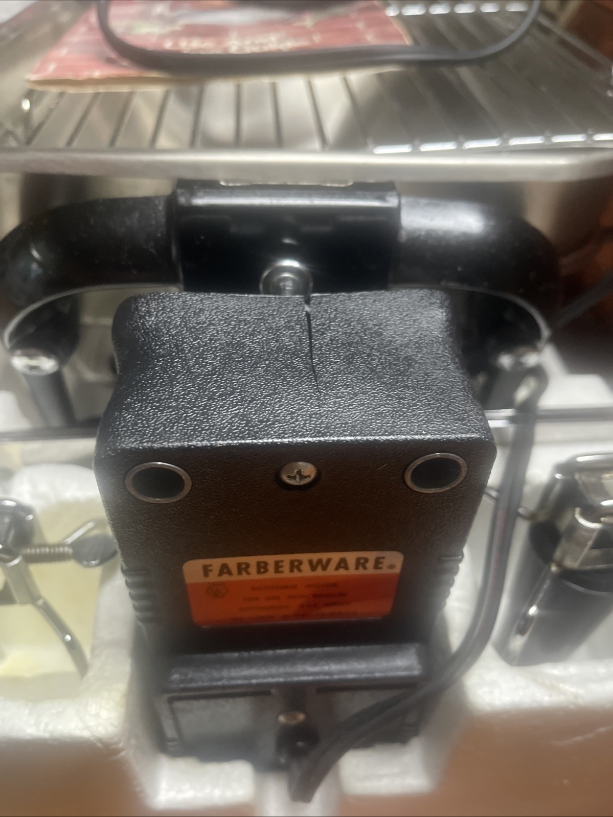Vintage Farberware Open Hearth No. 455N Electric Broiler & Rotisserie Great Cond