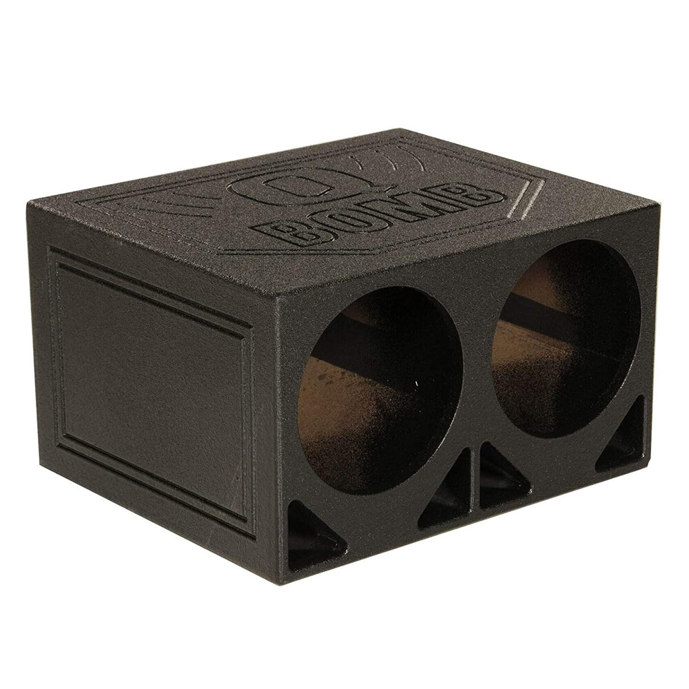 QPower QBOMB Dual 10″ 10 inch Triangular Ported Vented Sub Woofer Enclosure Box QPower QBOMB Dual 10″ 10 inch Triangular Ported Vented Sub Woofer Enclosure Box