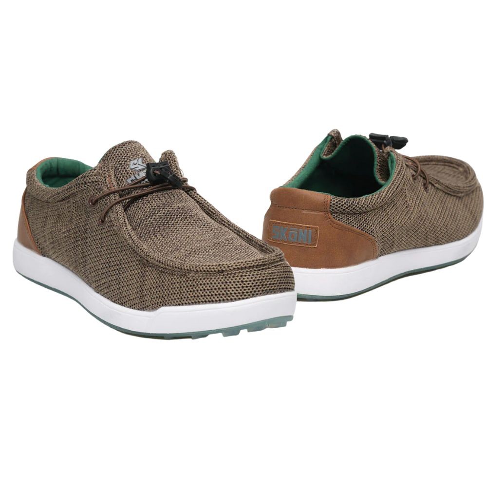 Skoni Men\'s Golf Shoes Brown Size 8.5