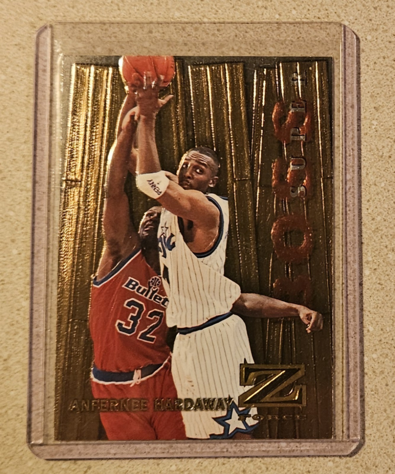Anfernee Hardaway 1997-98 Skybox Z Force SSP Super Boss Insert #6 - Magic 🔥 Anfernee Hardaway 1997-98 Skybox Z Force SSP Super Boss Insert #6 - Magic 🔥