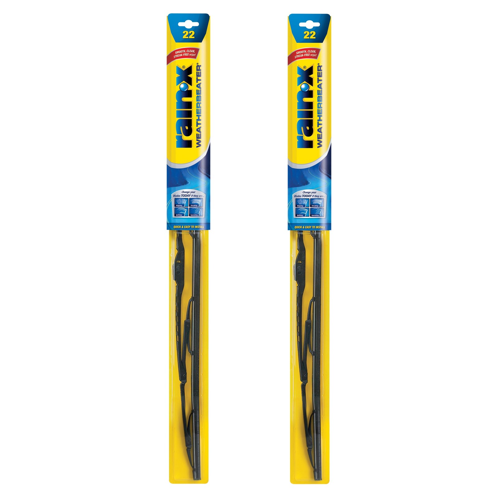Rain-X 820149 WeatherBeater Wiper Blades, 22\