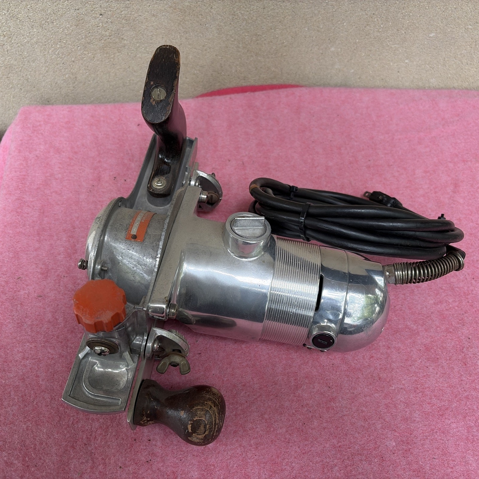 Vintage Stanley Handyman 115V Electric Router Motor w/Planer GA 11142 A Works Vintage Stanley Handyman 115V Electric Router Motor w/Planer GA 11142 A Works