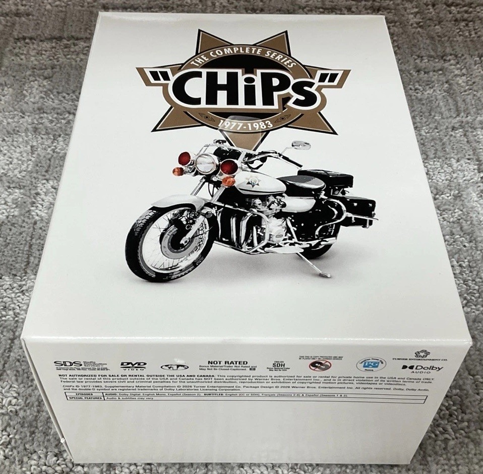 Chips The Complete Series DVD Erik Estrada 70s Motorcycle Cop Show California