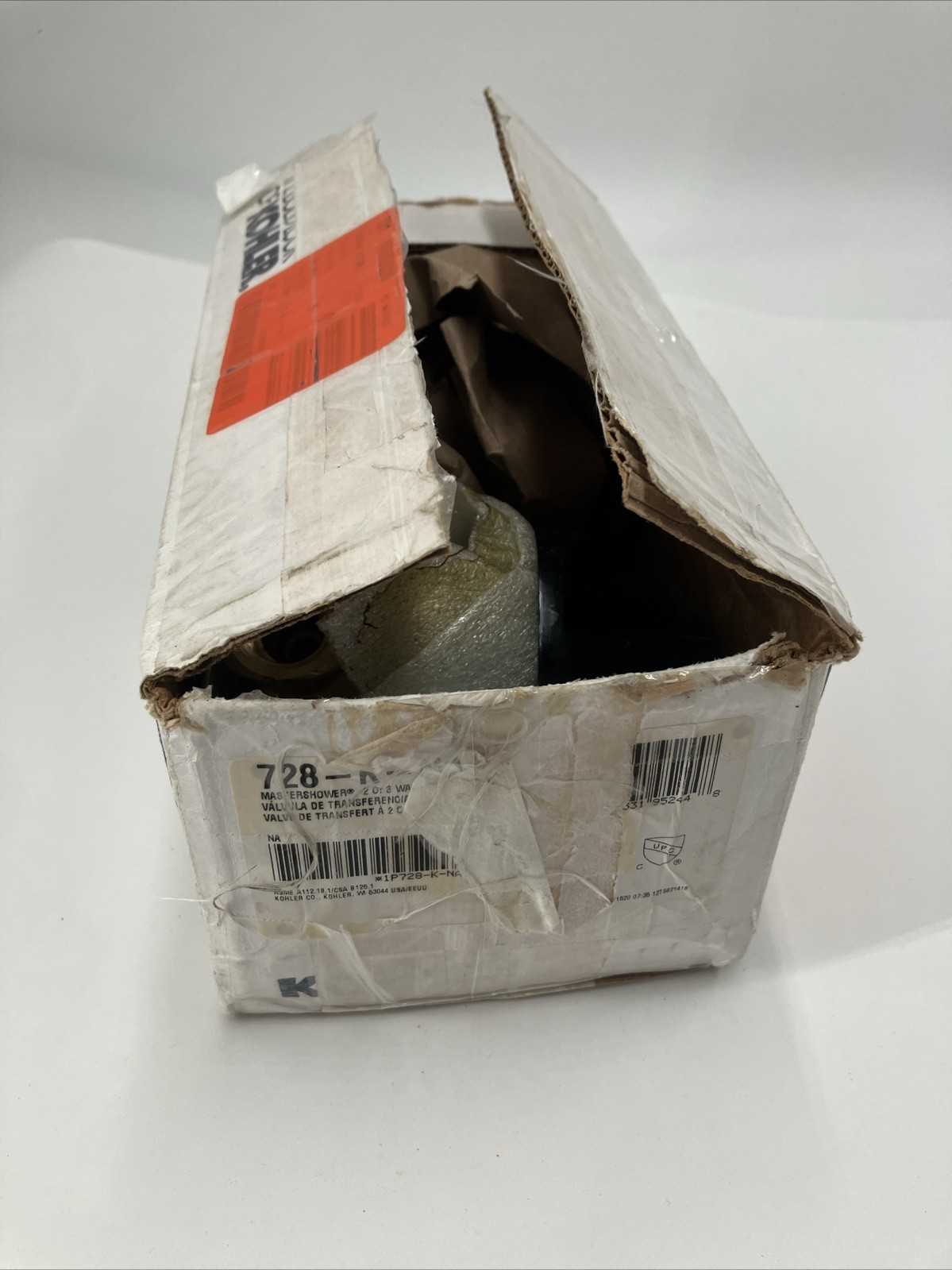 New Kohler K-728-K-NA MasterShower 2- or 3-way Transfer Valve 728-K-NA