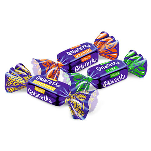 Ukrainian Sweets ROSHEN Chocolate Jelly Candy \