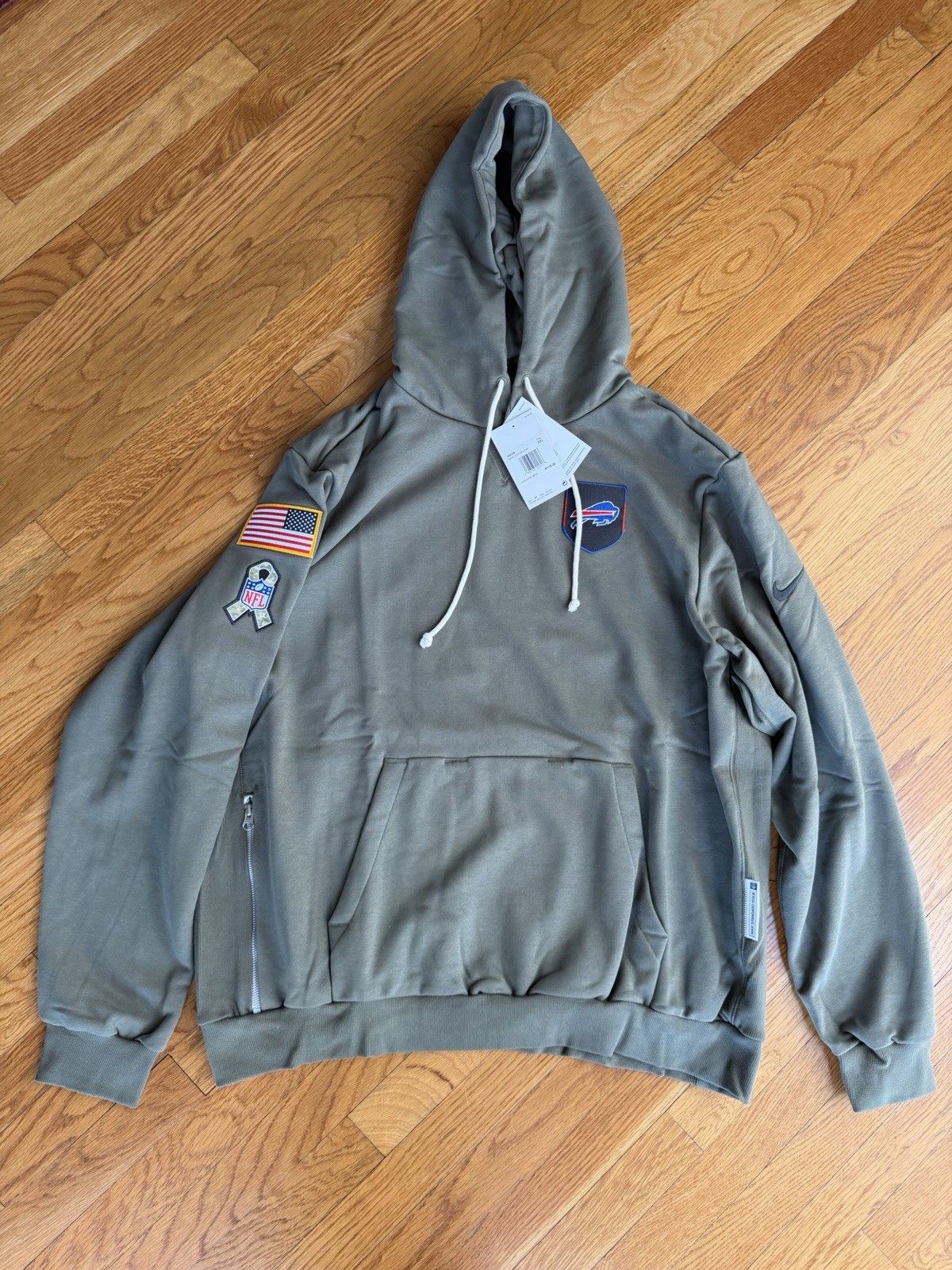 Nike AUTHENTIC Buffalo Bills Salute to Service Standard Issue Hoodie 2025