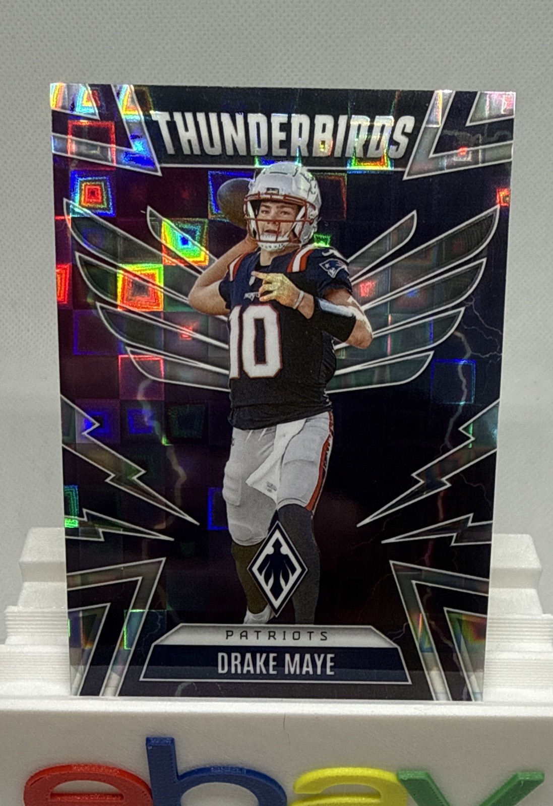2025 Panini Phoenix - Thunderbirds Drake Maye #35 Silver Pandora /249 Patriots