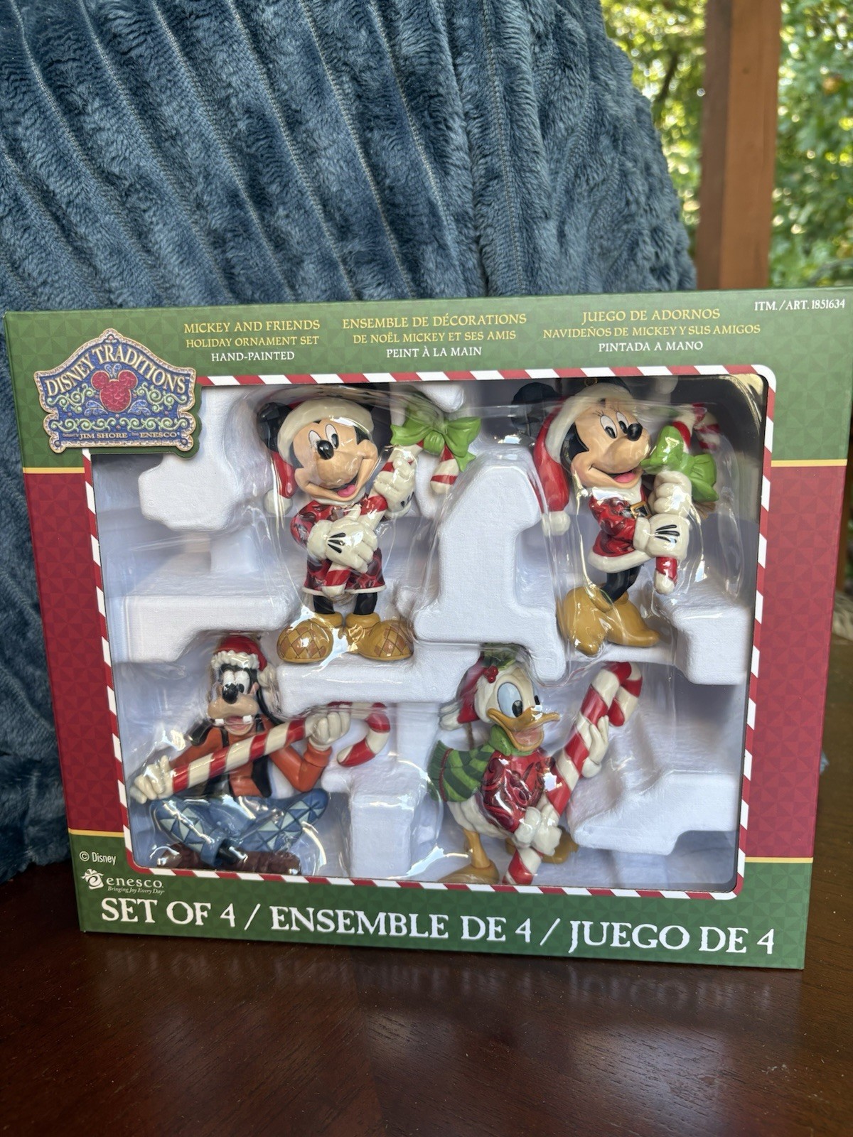 Enesco Disney Jim Shore Mickey & Friends Figurine Ornaments Minnie Goofy Donald Enesco Disney Jim Shore Mickey & Friends Figurine Ornaments Minnie Goofy Donald