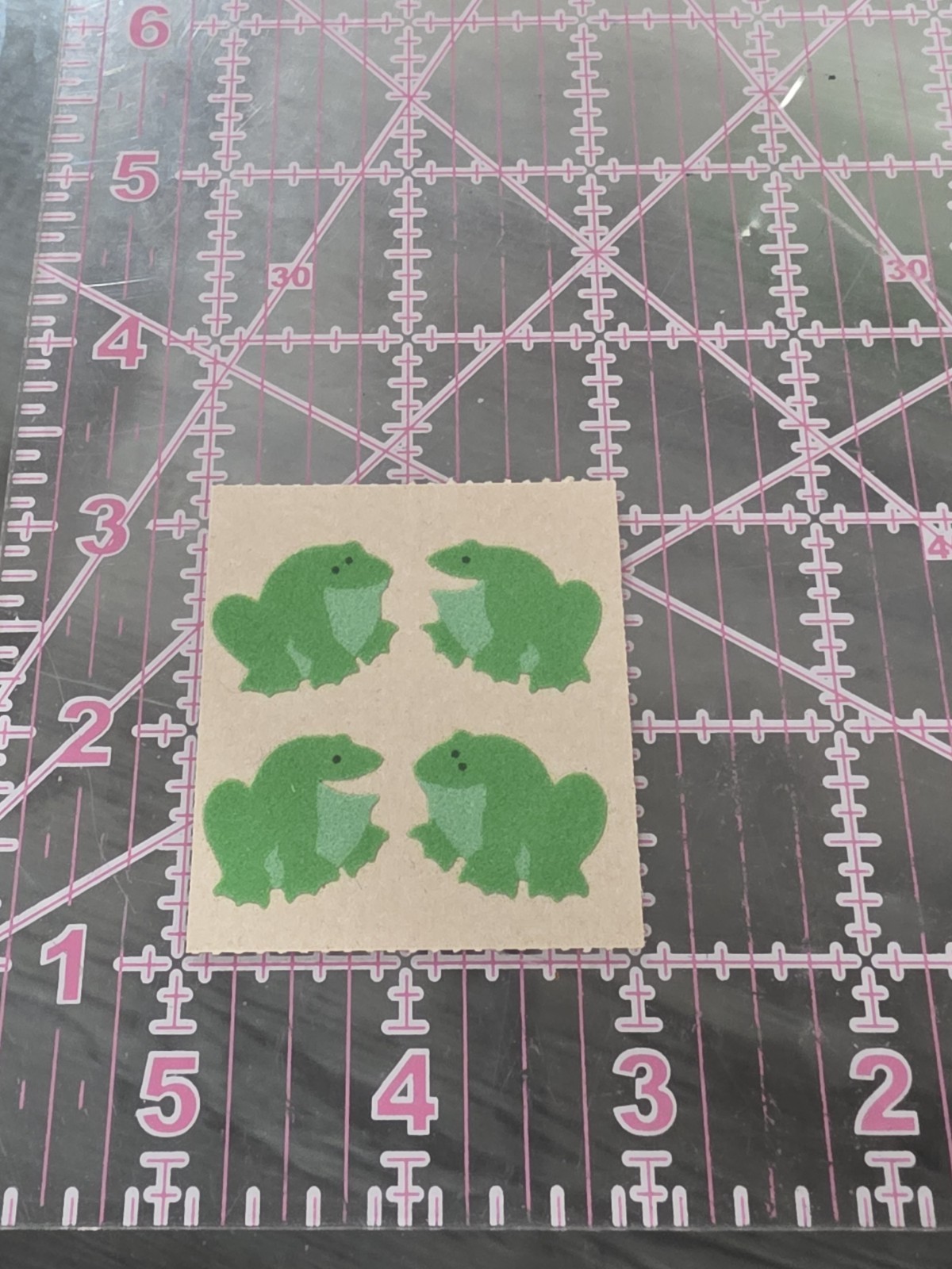 Sandylion Fuzzy Family Frog  Stickers Very RARE Vintage 1980s