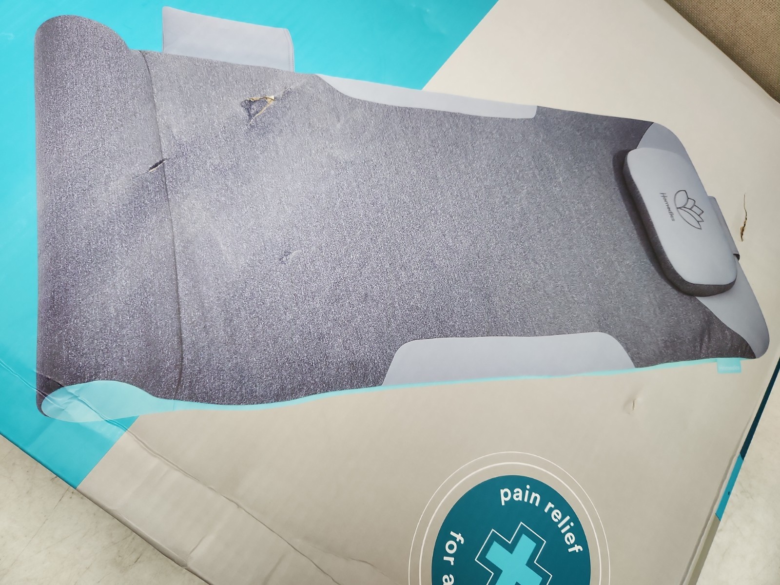NEW Homedics Home Stretch Motion Massage Mat. Grey