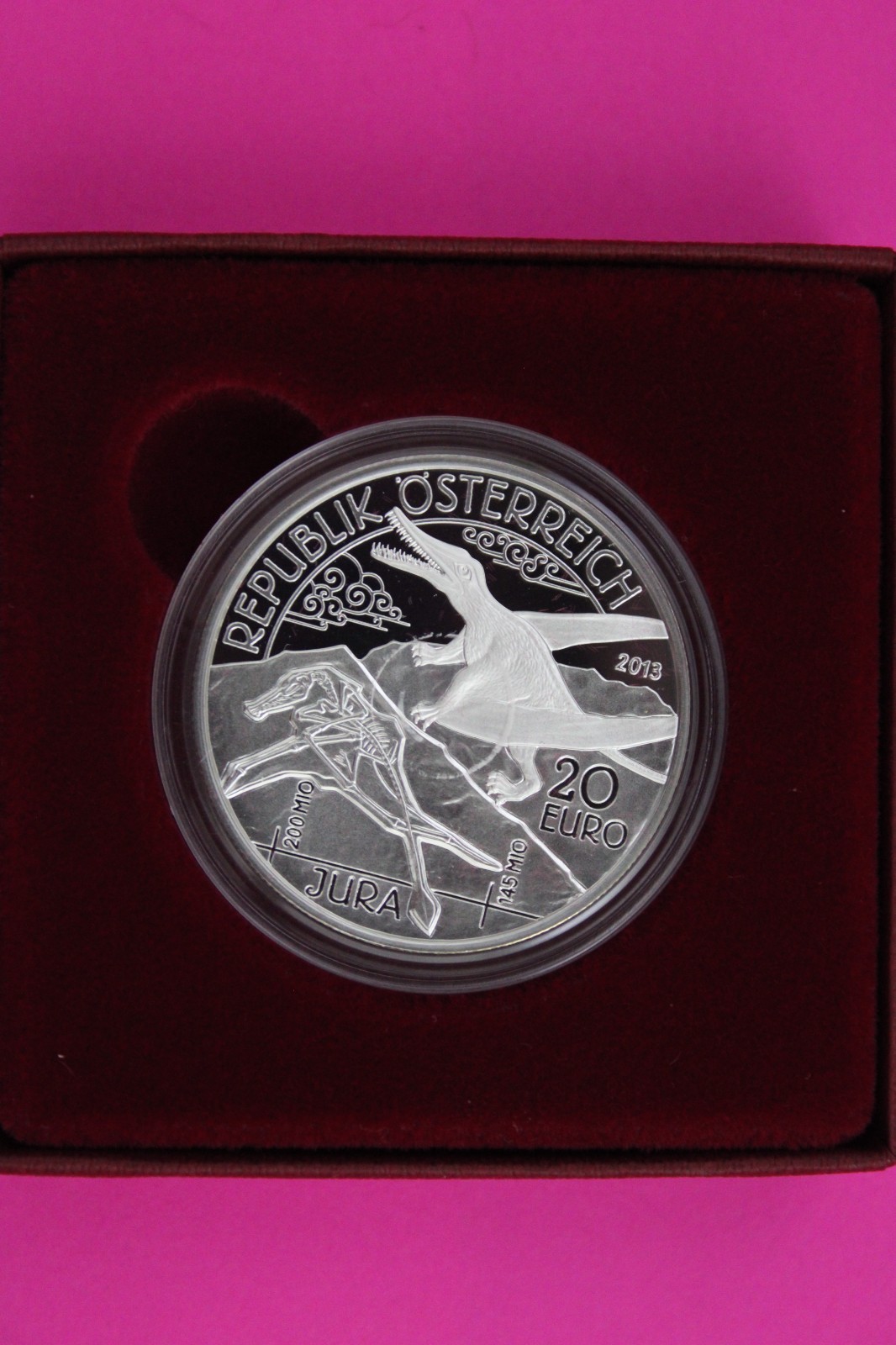 2013 Austria 20 Euros Silver Jura Leben In Der Luft Coin In Mint Packaging 6120