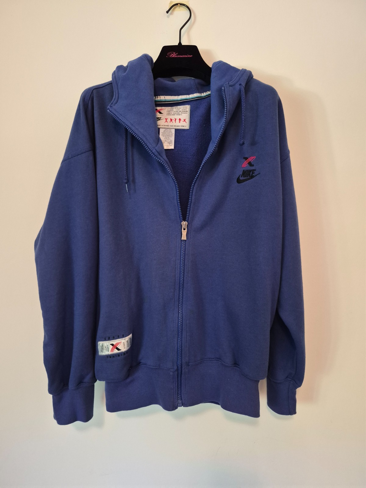 Vintage 1995 Nike Cross Training Survivor Pre-Line Hoodie Promo Size S 90s