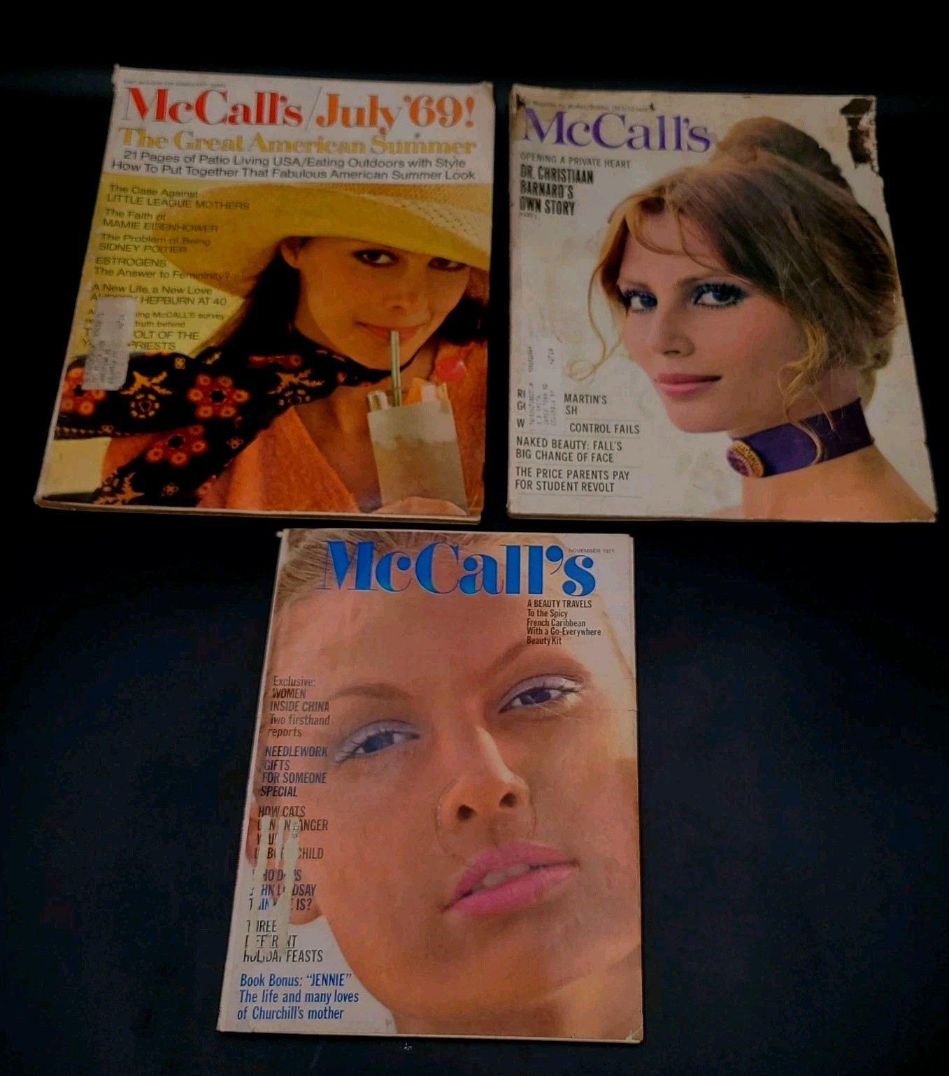 Vintage Magazines MCCALL\'S 3pk 1969 1971 Mid-Century Modern Design Life Retro Vintage Magazines MCCALL\'S 3pk 1969 1971 Mid-Century Modern Design Life Retro