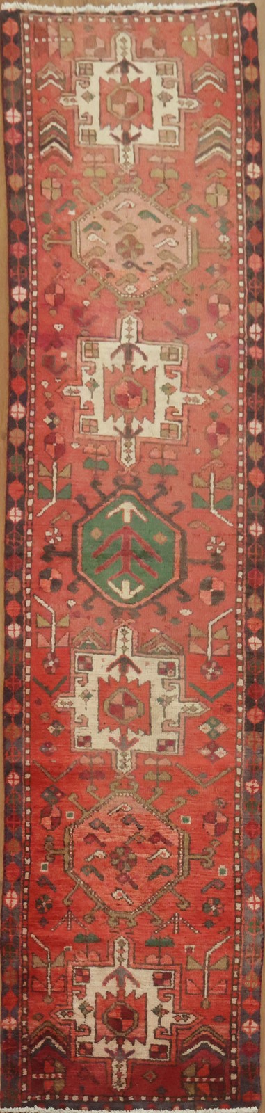 Intricate Handmade 8 ft Runner Rug 2x8 Geometric Traditional Hallway Wool Carpet