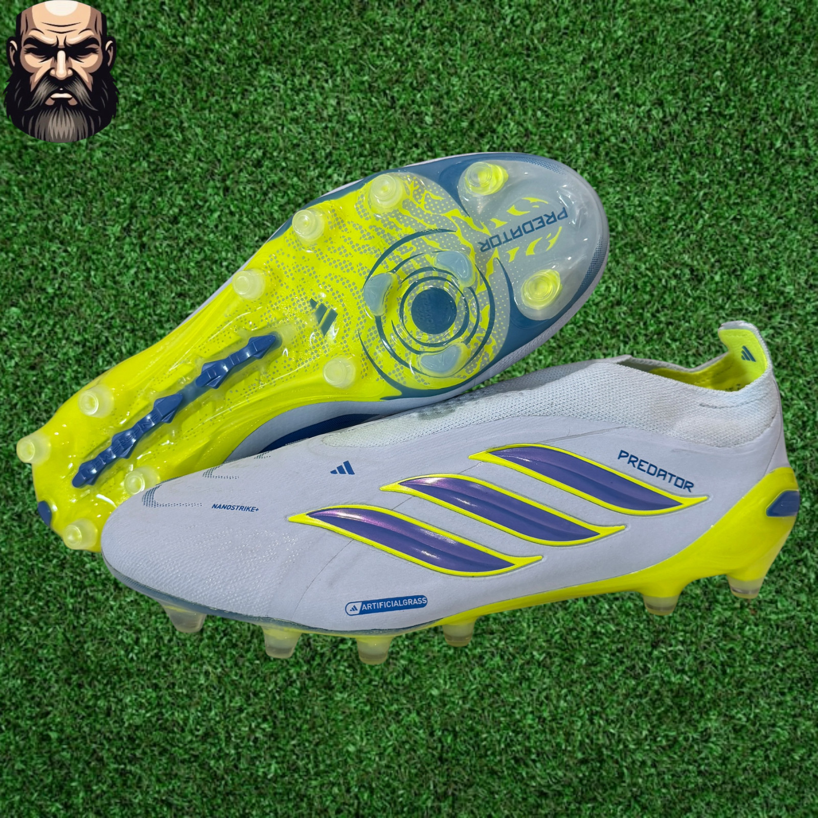 adidas Predator Elite Laceless AG Soccer Cleats JR7836 Men\'s Size 8 adidas Predator Elite Laceless AG Soccer Cleats JR7836 Men\'s Size 8