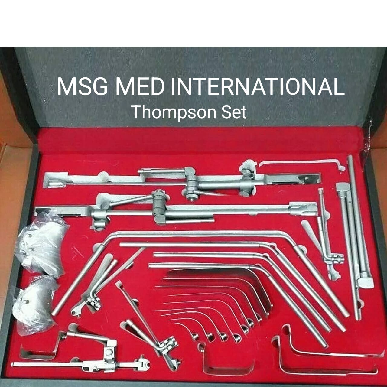 Thompson Retractor Complete Set German Grade Stainless Steel with Carry Bag