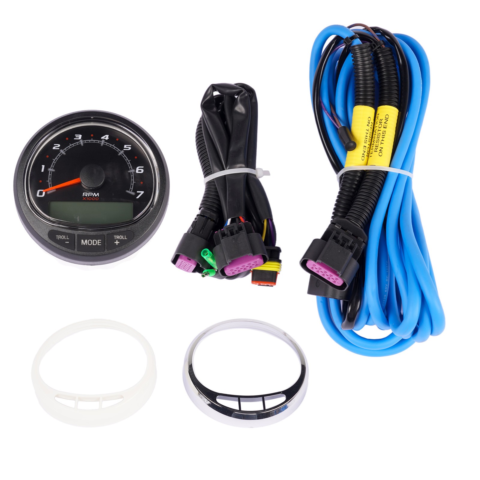 Black Tachometer for Mercury Marine Smart Craft SC1000 8M0135641 79-8M0101099