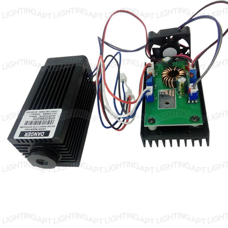 Focusable 445nm 2.5W Blue Beam Laser Module 450nm 2500mW Blue module DIY Machine