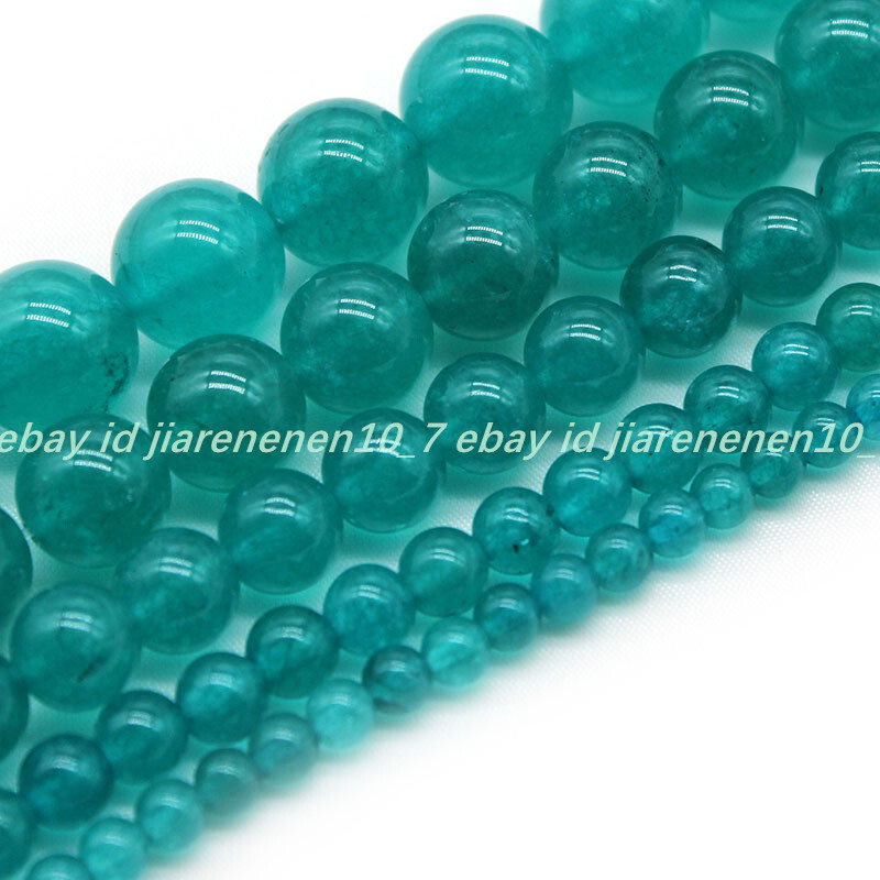 Natural Pretty 6/8/10/12mm Blue Amazonite Gemstone Round Loose Beads 15\'\'Strand