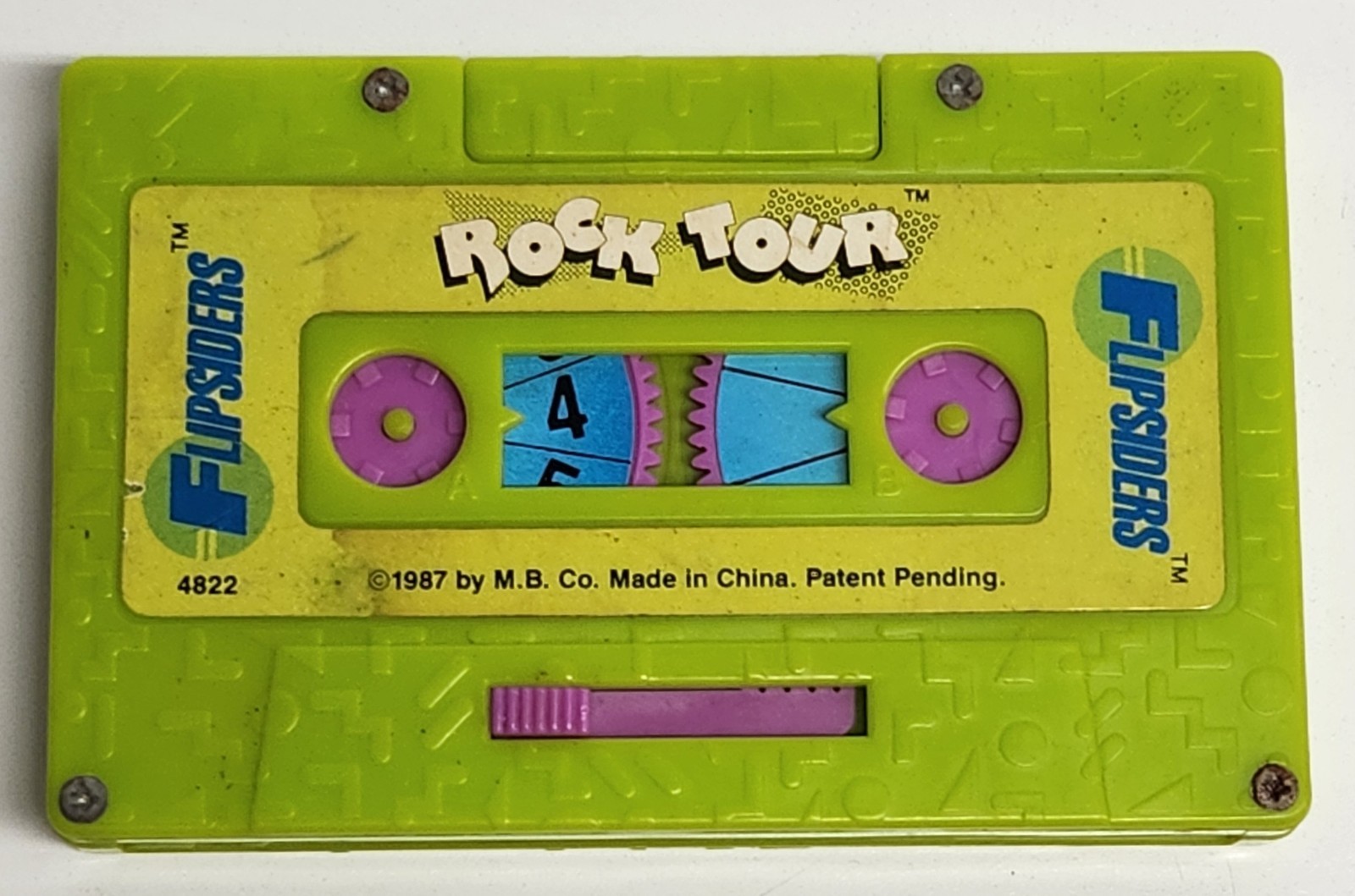 Vintage 1987 Flipsiders-Rock Tour-Cassette Tape Green Game RARE **COMPLETE** Vintage 1987 Flipsiders-Rock Tour-Cassette Tape Green Game RARE **COMPLETE**