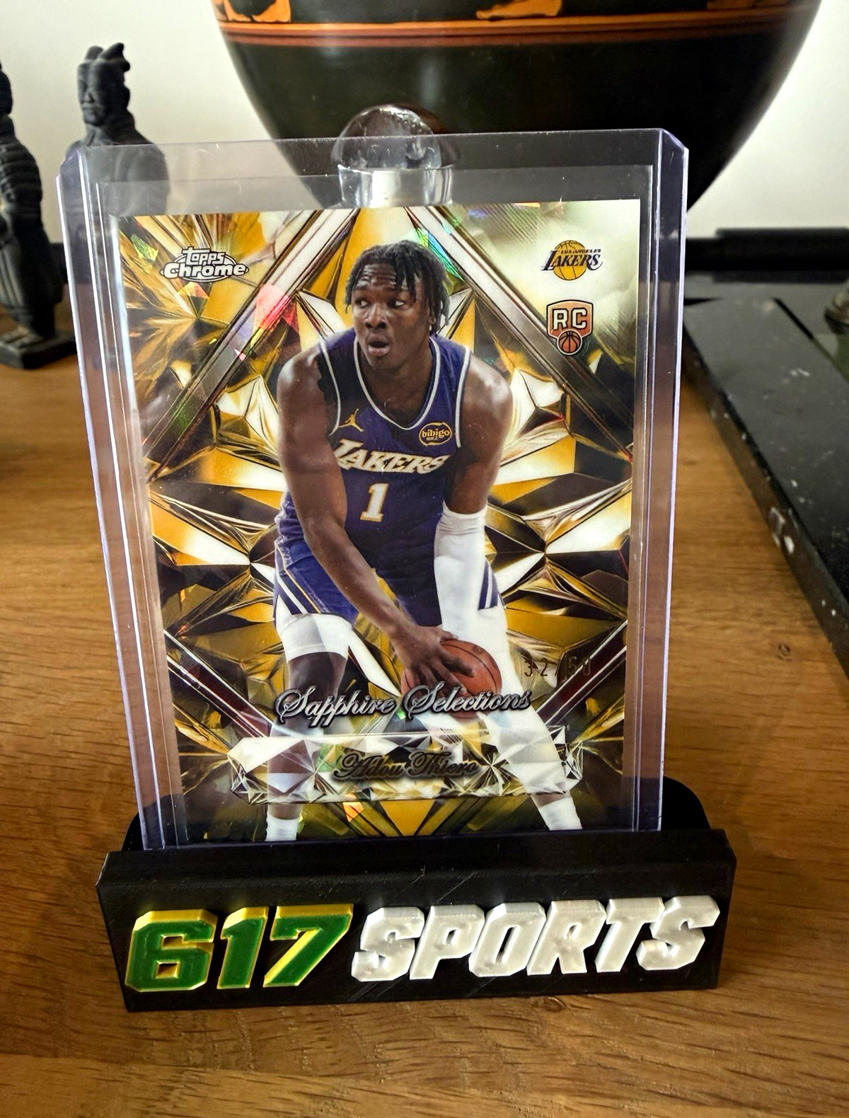 Topps Chrome Update 25-26 Adou Thiero Sapphire Selections /50 #SS-19 RC Topps Chrome Update 25-26 Adou Thiero Sapphire Selections /50 #SS-19 RC