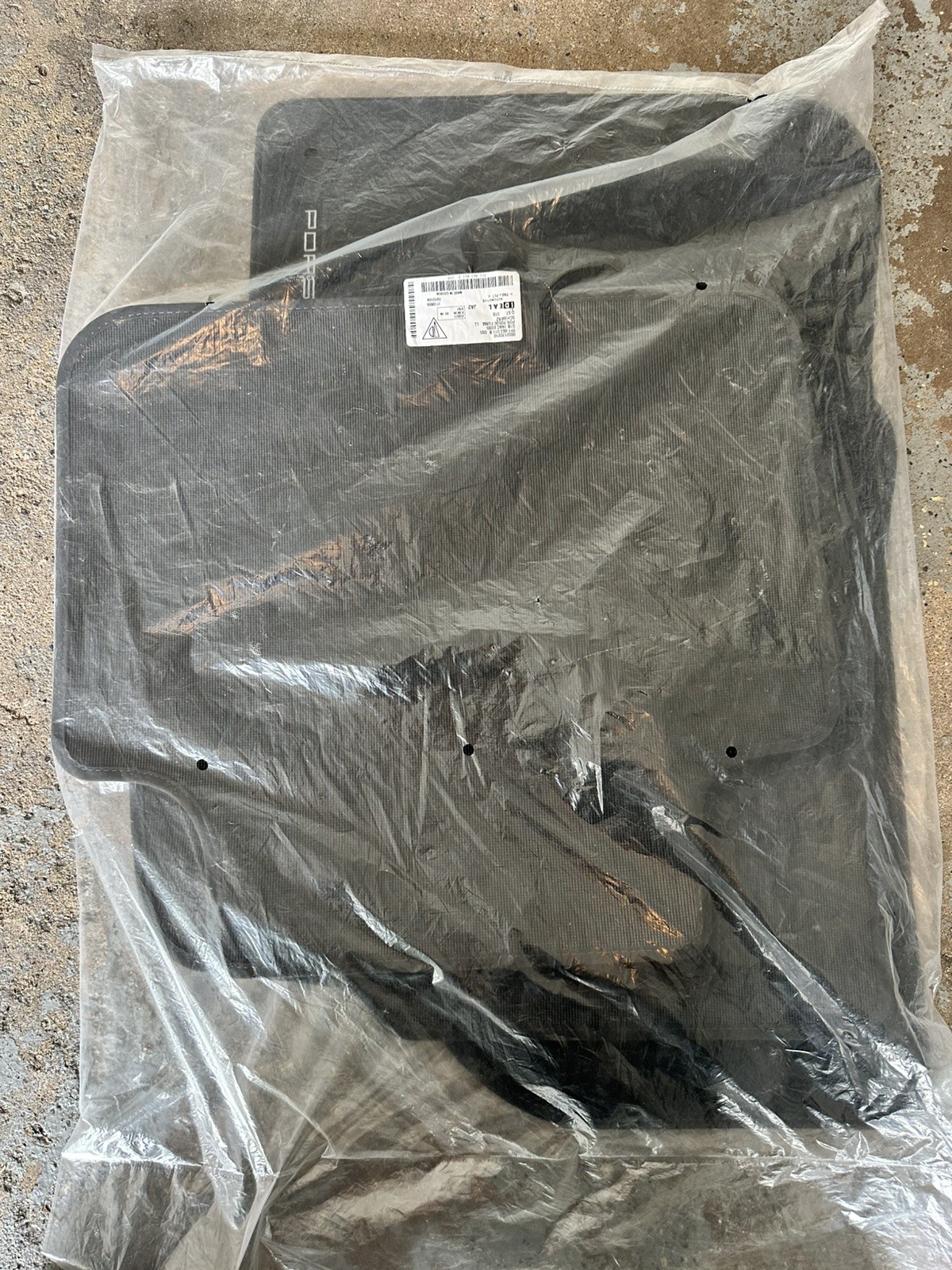 Genuine OEM Porsche Floor Mats - Black 9Y1-863-011-OS5