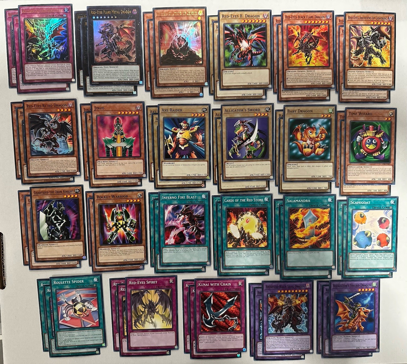Yugioh 69 Card Legendary Decks 2 Joey Wheeler LDK2 Red-Eyes Black Dragon NM Yugioh 69 Card Legendary Decks 2 Joey Wheeler LDK2 Red-Eyes Black Dragon NM