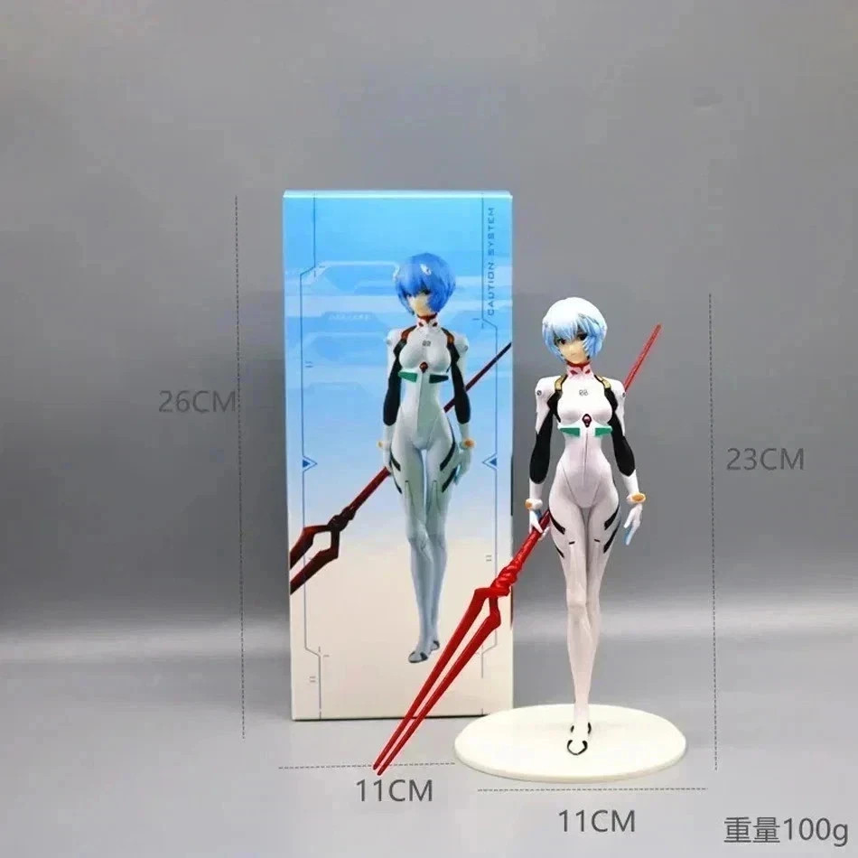 Rei Ayanami EVA Figure with Spear of Longinus Neon Genesis Evangelion Anime Coll Rei Ayanami EVA Figure with Spear of Longinus Neon Genesis Evangelion Anime Coll