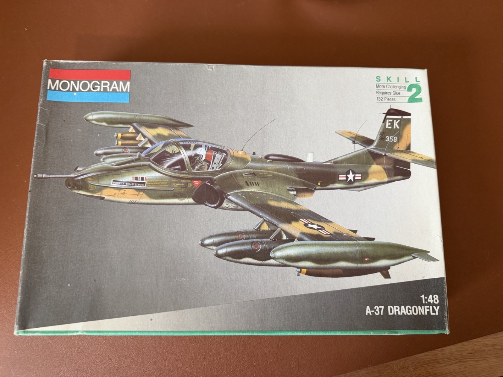 Monogram A-37 Dragonfly Model Airplane Kit 1/48 7992