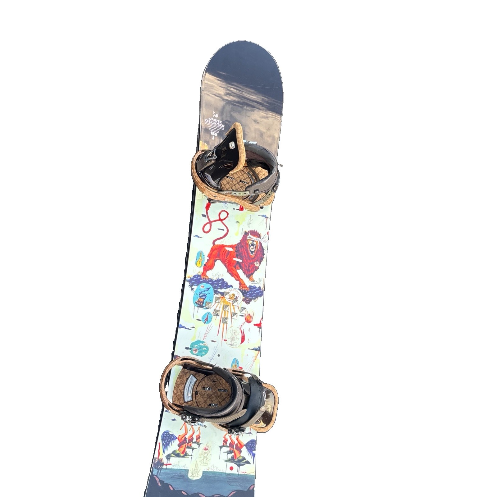 Burton The White Collection Shaun White Snowboard - 156 Lion Pharaoh Superfly II Burton The White Collection Shaun White Snowboard - 156 Lion Pharaoh Superfly II