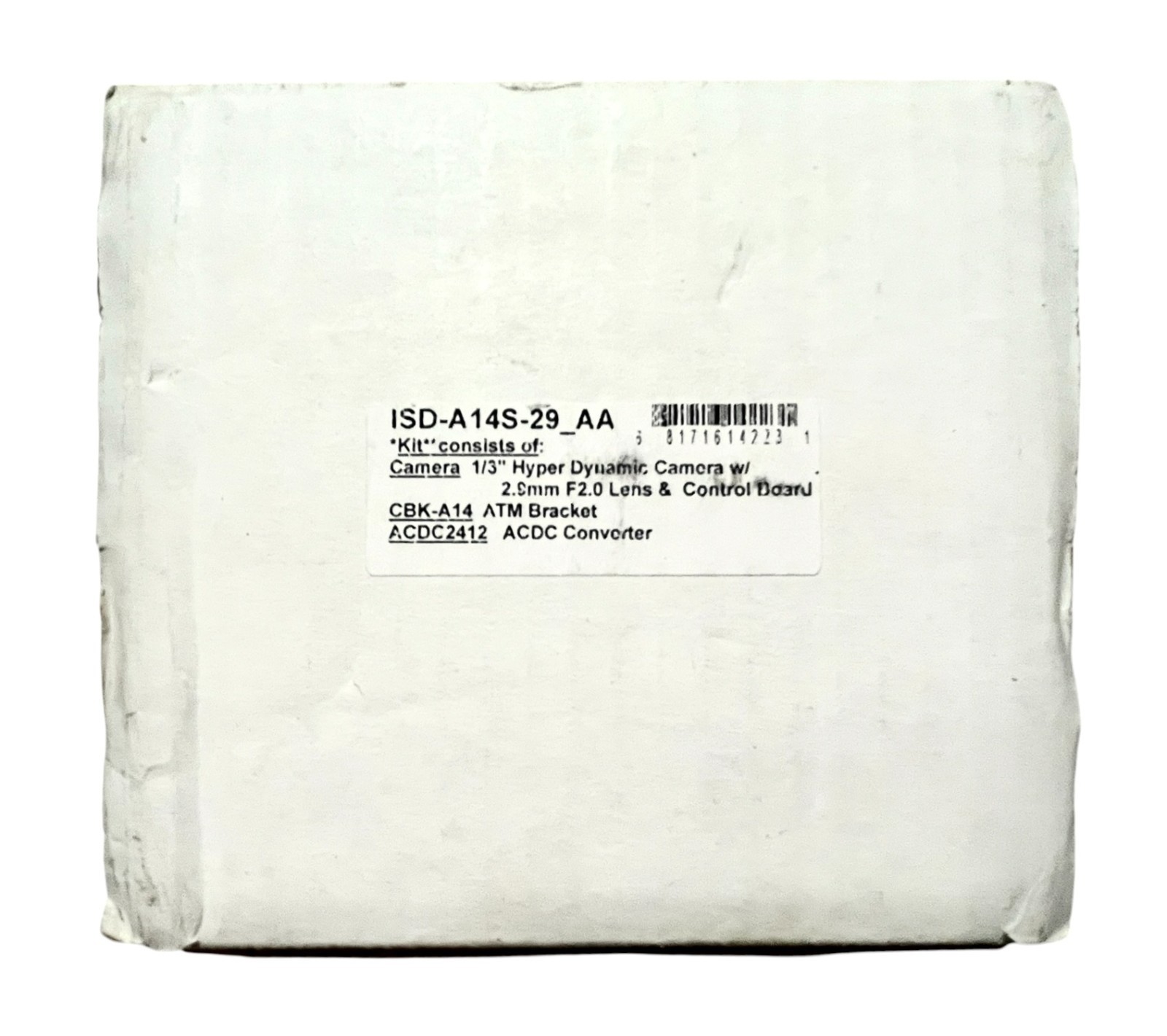 Ikegami ISD-A14S-29_AA Kit with ISD-A14S-29 Compact Cube Color Camera
