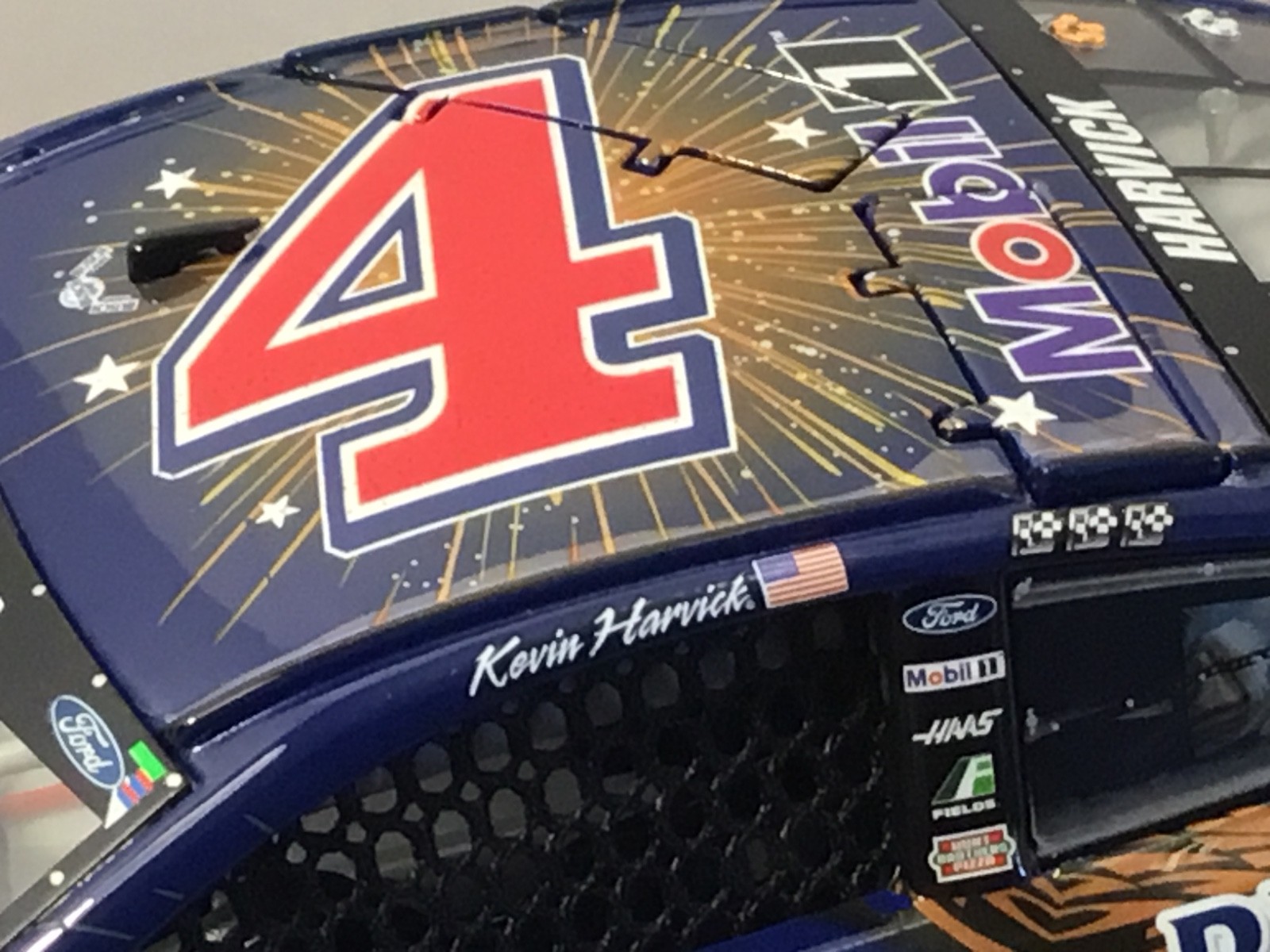 FREE SHIP Kevin Harvick #4 Busch Light Fireworks Indianapolis Win 2020 Mustang