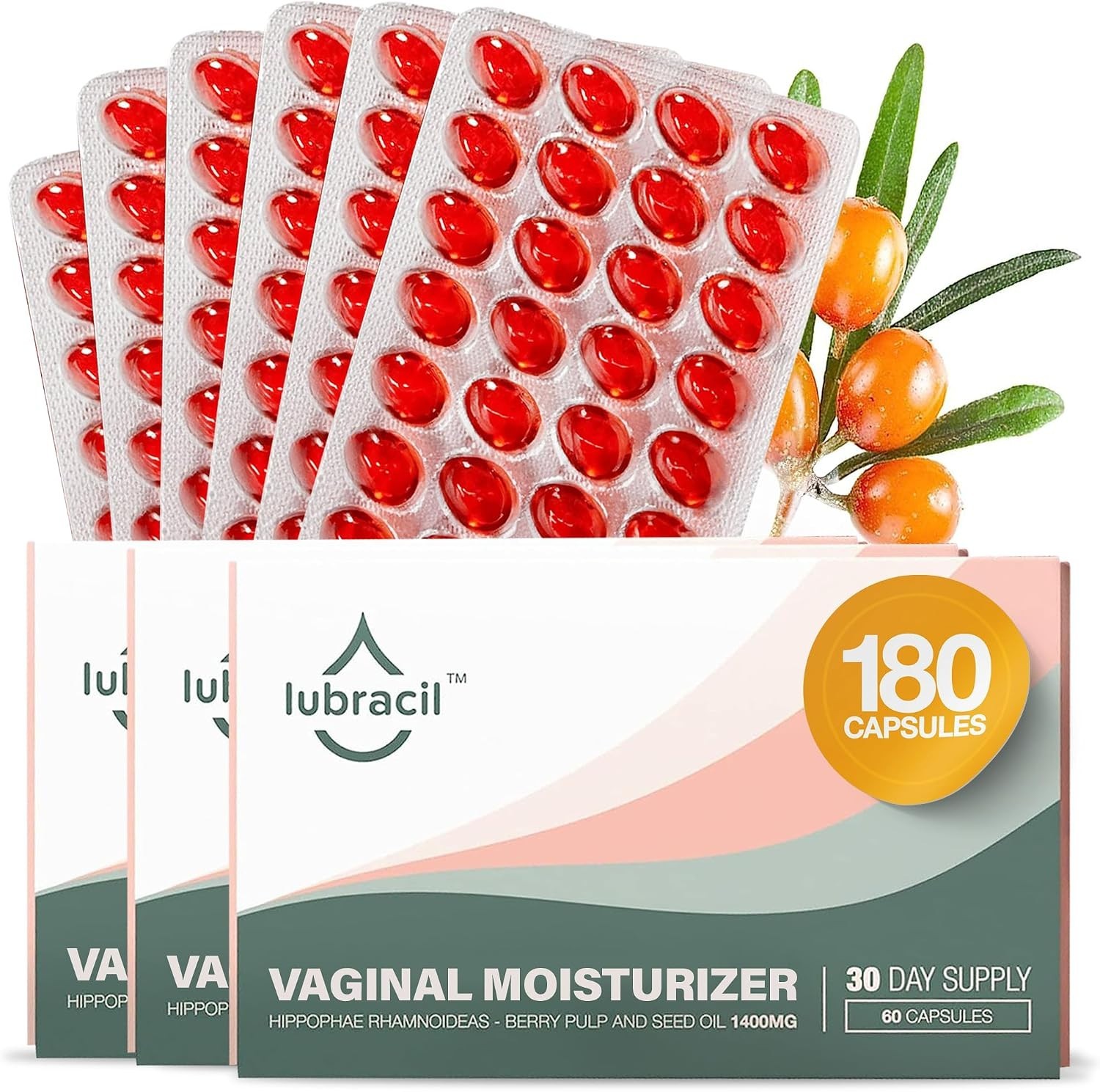 Lubracil Vaginal Moisturizer for Women, Hydrating Formula - 60 Count,3 Pack Lubracil Vaginal Moisturizer for Women, Hydrating Formula - 60 Count,3 Pack