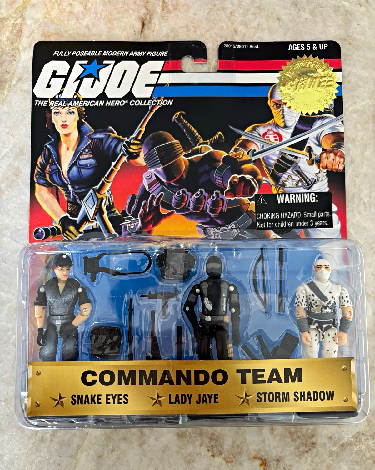 Vintage G.I. Joe 15th Anniversary Command Team Box Set New Sealed Mint Figures Vintage G.I. Joe 15th Anniversary Command Team Box Set New Sealed Mint Figures